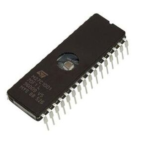 27C010-70 ICS and Semiconductors, EPROM, 70 Nanoseconds, DIP-32, 128K x 8, 5V (Pack of 2)