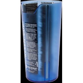 San Jamar KLC28C Kleen Spindle Mixer Sanitizing Cup, 4" Diameter x 7-3/4" Height