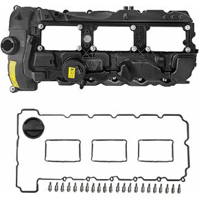 11127570292 OEM Cylinder Head Engine Valve Cover For BMW 2011-2014 X3 X5 X6 335i 535i N55 E71 E82 E90 F01 F10 F25 2013-2014 740i 2012-2014 640i 2011-2013 135i Replaces# 11127587804