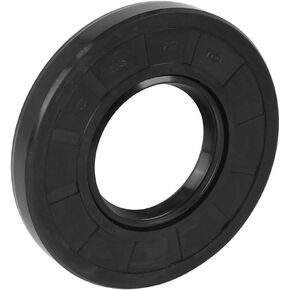 X AUTOHAUX 35mm X 72mm X 10mm Black Rubber Cover Double Lip TC Oil Shaft Seal for Car Auto