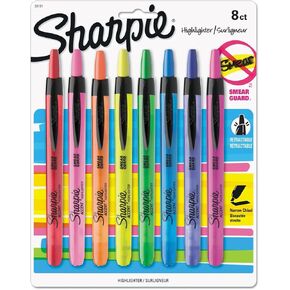 Sharpie Smear Guard Retractable Highlighters in Saudi Arabia