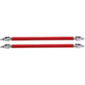 Front Splitter Support Rods,1 Pair 20cm Car Front Bumper Support Bar Strut Car Modification Support Rod(Red)
