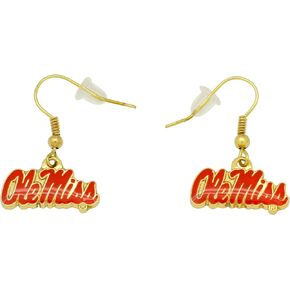 aminco NCAA Unisex Adult NCAA Logo Dangler Earrings