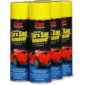 Car Care 91154-6PK 10-Ounce Tarminator Tar, Sap, and Asphalt Remover Safe on Automotive Paint and Chrome on Cars, Trucks, RVs, Motorcycles, and Boats, Pack of 6