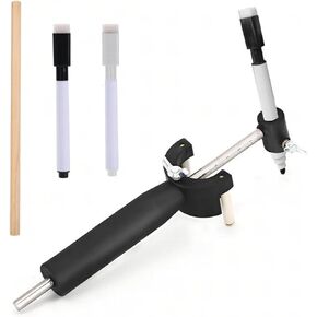 Car Wheel Eyebrow Parallel Scriber, Auto Body Line Marker Tool with Scale, Adjustable Wheel Arch Parallel Scriber for Auto Sheet Metal Dent Repair
