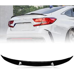 Trunk Spoiler Wing Compatible with 2018-2022 Honda Accord 10th Gen Sedan Spoiler, Carbon Fiber Hydro-Dipping (TR Type)