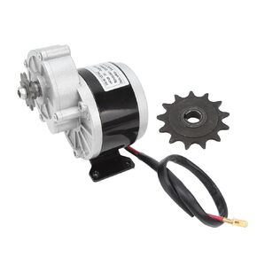 Gear Reduction Electric Motor, 24V 500W Brushed Speed Reduction Motor with 13 Tooth Sprocket for Electric Bike Electric Scooter