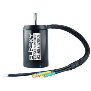 Flipsky Sensored Outrunner Brushless DC Motor Battle Hardened 63100 190KV 5500W 8mm Round Shaft for Electric Skateboard,Longboard,Escooter,Ebike Esk8 DIY Kit Parts