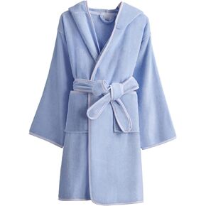 Umeyda Boys Girls Bathrobe Soft Towel Hooded Robe Kids Terry Cloth Cotton Robes, 2-12 Years