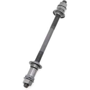 Black Bike Multi-Speed Rear hub axle 3/8“Bike axle 190mm Bicycle hub shaft-1PCS