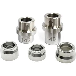 KICKR Thru Axle Adapter Kit, Compatible with Wahoo KICKR CORE and KICKR V4 and Newer Models, 2024 Upgrade Stainless Steel Fit for WFKICKRTHRUAXLEKIT, More Durable and Rust Resistant