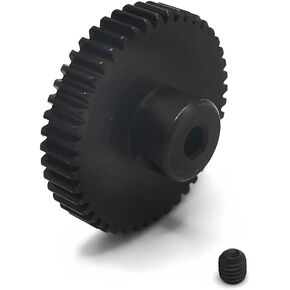 Pinion Gear, Steel, 45T, MOD0.53 / 48P, Black