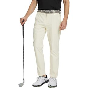 M MAELREG Golf Pants Men Quick Dry - 30"/32"/34" Stretch Lightweight 5 Pockets Waterproof Casual Mens Dress Pants