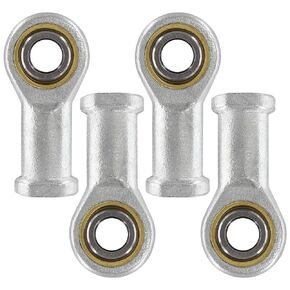8mm Inside Dia Rod End Bearing Self Lubricating, M8 x 1.25 Female Thread Connector Joint, SI8T/K Rod End Ball Bearing, 4 PCS