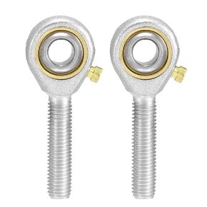 uxcell POSB7 Rod End Bearings 7/16-inch Bore Pre-Lubricated Bearings 7/16-20 Male Thread Right Hand 2pcs