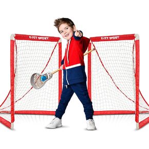 Lacrosse Goals for Youth & Kids Children Teens Backyard Training, Practice & Exercise, Set of 2
