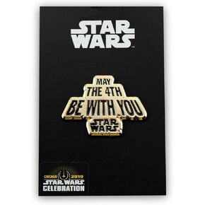 Star Wars May The Fourth Be With You Pin Gold Edition | Star Wars Collector Pin