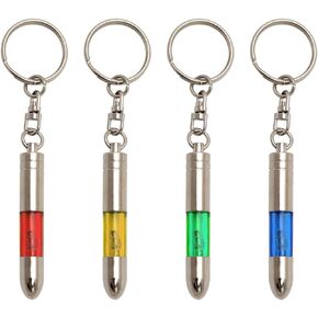 Coitak 4 PCS Static Electricity Remover Keychain, Car Static Human Body Static Eliminator Discharger Static Shock Eliminator Anti-Static Keychain