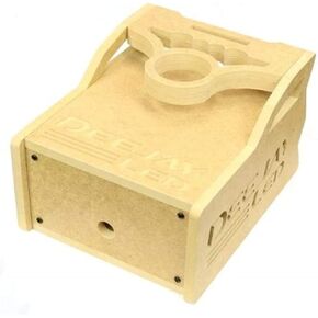 DEEJAYLED 1 DIN + 2 EQ Wooden CASE