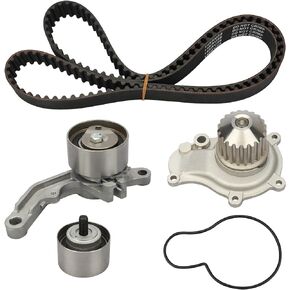 DRIVESTAR TBK265AWP Engine Timing Belt Kit with Water Pump for Dodge Caravan Stratus,for Chrysler PT Cruiser Sebring,for Jeep Liberty Wrangler 2.4L