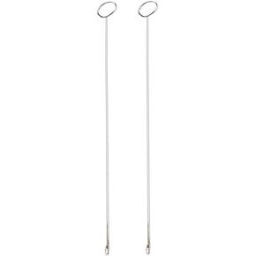 SUPVOX 2pcs Sewing Loop Turner Hook with Latch for Turning Fabric Tubes Straps Belts Strips for Handmade Sewing Tools