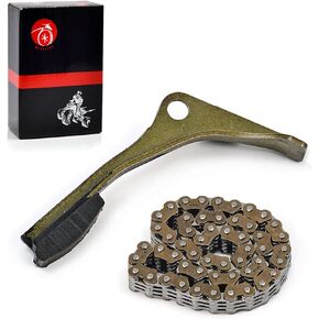 MOTO1988 Cam Timing Chain and Guides Compatible with HONDA Recon 250 TRX250 2x4 1997-2000 14401-HM8-003 14510-HM8-000