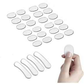 Drum Gel, 24 PCS Round and 4 Pcs Long Clear Drum Dampeners for Snare Drum, Silicone Silencers, Mute, Muffler Dampening Gel Pads, Drum Damper for Snare, Tom Drum Cymbals