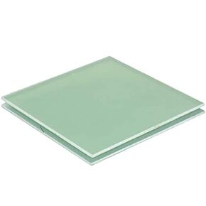 1 Piece 1.5x200x200mm Green FR4 Epoxy Sheet Resin Glass Fiber Insulation Plate About 0.06"x7.9"x7.9"