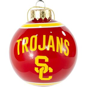 University of Southern California (USC) – Collector's Edition Trojan Ornament – Represent The Cardinal and Gold and Show Your PAC-12 Spirit with Officially Licensed USC Holiday Fan Decorations