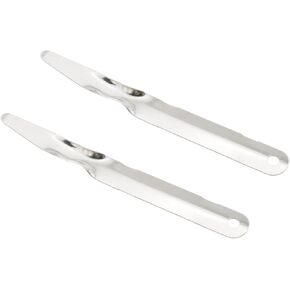 2PCS Stainless Steel Staple Remover Tools Flat Staples Puller Staples Removal for Office Home Desktop