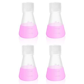 Plastic Erlenmeyer Flask Set with Screw Cap - 2000ml Molded Graduations - 1 PC, LVAH007
