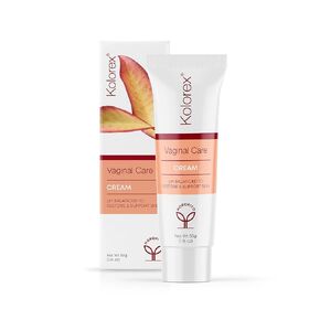 Kolorex® Vaginal CareCream, Natural Herbs soothes Intimate Areas, Replenish Sensitive Skin.