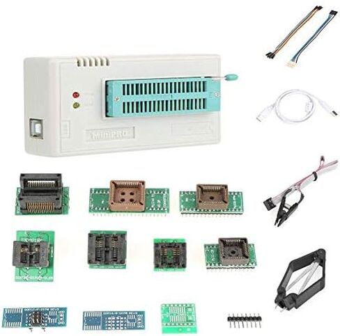 مبرمج USB، مبرمج TL866II Plus USB EEPROM Flash BIOS دوائر منطقية قابلة للبرمجة 8051 AVR MCU GAL PIC مع 10 محولات تحدد نظام التشغيل تلقائيًا in Saudi Arabia