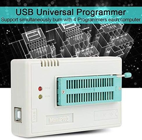 مبرمج USB، مبرمج TL866II Plus USB EEPROM Flash BIOS دوائر منطقية قابلة للبرمجة 8051 AVR MCU GAL PIC مع 10 محولات تحدد نظام التشغيل تلقائيًا in Saudi Arabia