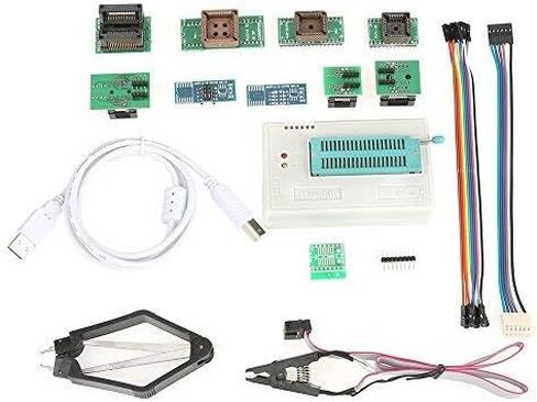 مبرمج USB، مبرمج TL866II Plus USB EEPROM Flash BIOS دوائر منطقية قابلة للبرمجة 8051 AVR MCU GAL PIC مع 10 محولات تحدد نظام التشغيل تلقائيًا in Saudi Arabia