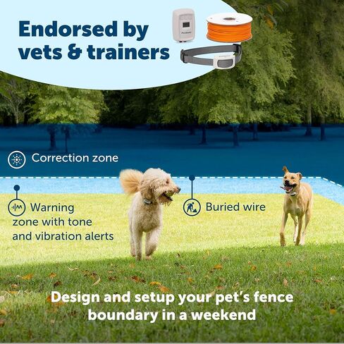 PetSafe Classic In-Ground Fence for Dogs and Cats - from The Parent Company of Invisible Fence Brand - Includes 500 ft of Wire - Expandable Coverage up to 5 Acres in Saudi Arabia