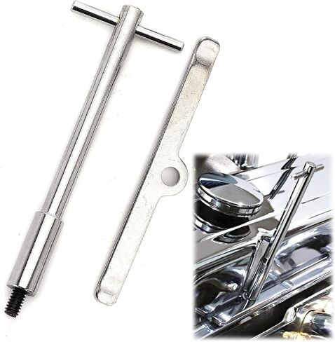 Valve Cover T-Bar Set of W/Chrome Valve Spreaders Set of 8 Silver in Saudi Arabia