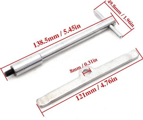Valve Cover T-Bar Set of W/Chrome Valve Spreaders Set of 8 Silver in Saudi Arabia