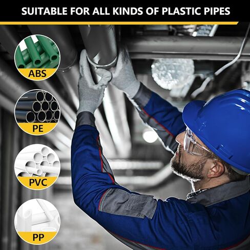 أداة إزالة الأزيز للأنابيب البلاستيكية، مخرطة أنابيب PVC احترافية تناسب 6 مقاسات: 1-1/4 بوصة، 1-1/2 بوصة، 2 بوصة، 2-1/2 بوصة، 3 بوصة، 4 بوصة، أداة إزالة حواف الأنابيب البلاستيكية الفعالة مع شفرة حادة، أداة الشطب البلاستيكية، أداة السباكة in Kuwait