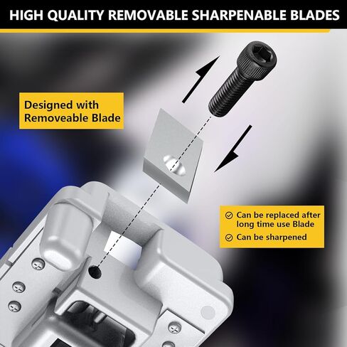 أداة إزالة الأزيز للأنابيب البلاستيكية، مخرطة أنابيب PVC احترافية تناسب 6 مقاسات: 1-1/4 بوصة، 1-1/2 بوصة، 2 بوصة، 2-1/2 بوصة، 3 بوصة، 4 بوصة، أداة إزالة حواف الأنابيب البلاستيكية الفعالة مع شفرة حادة، أداة الشطب البلاستيكية، أداة السباكة in Kuwait