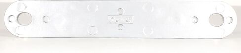TSP-1 Marine Transom Support Plate Fits Top Bolt Pattern of Outboard(3001.8067), TSP-2DP Transom Support Plate for Lower Bolt Holes (15" x 2" & 12" x 2"),3/8" Thickness Cast Aluminum,2 Pack in Saudi Arabia