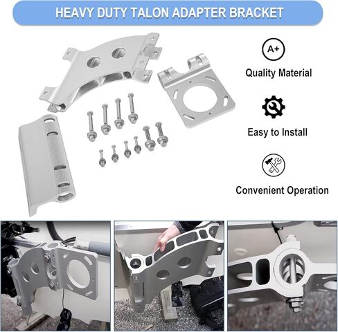 1810340 Talon Mounting Brackets, Side Mounted Jack Plate Adapter Brackets, Talon Shallow Water Anchor Mounting Bracket Mount Extension Plate Brackets for Port or Starboard in Kuwait