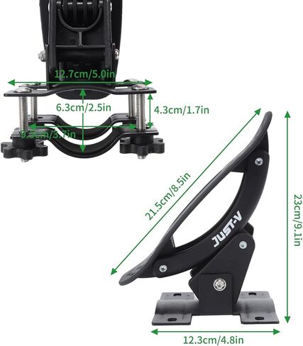 رفوف سقف سرج الكاياك الفولاذية رف سقف السيارة العالمي لحامل قوارب الكاياك والزورق مجداف لوح ركوب الأمواج على السطح العلوي للتركيب على العارضة لشاحنة الدفع الرباعي للسيارة in Kuwait