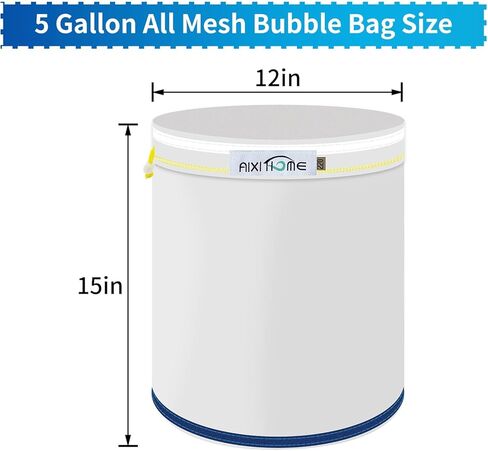 حقيبة فلتر شبكية بالكامل من AIXIHOME مكونة من 5 عبوات بسعة 5 جالون، وشاشة فلتر 27 ميكرون وحقيبة تخزين in Kuwait