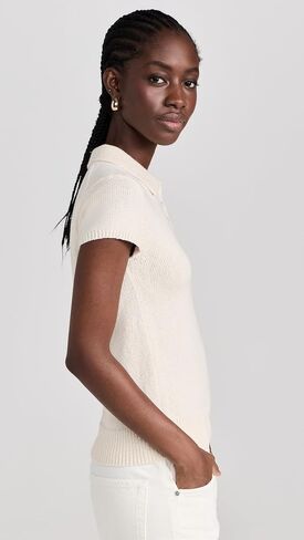 Theory Women's Cap Sleeve Polo in Saudi Arabia