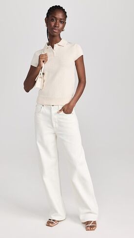 Theory Women's Cap Sleeve Polo in Saudi Arabia