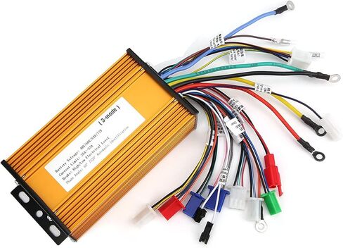 Ebike Controller, Brushless Motor Controller, 48V, 60V, 64V, 72V Ebike Speed Motor, 3 Mode Sinusoid 12 Tube Fit for Electric Scooter in Saudi Arabia