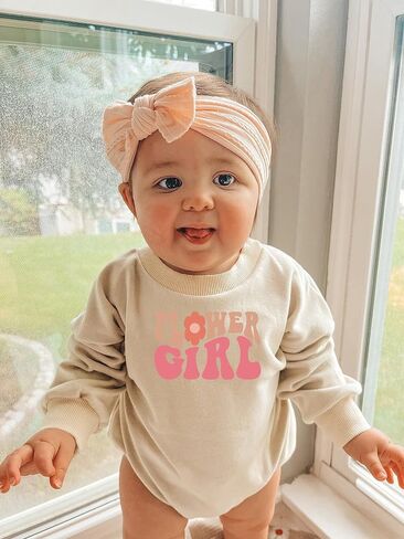Groovy Flower Girl A Bridesmaid Proposal Flower Girl Tops for Toddler Little Girl Kids Wedding T-Shirt in Saudi Arabia