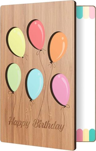 HeartSpace | Pop Up Christmas Cards | Handmade Sustainable Bamboo 3D Christmas Cards | Unique Christmas & Holiday Cards | Memorable Wooden Keepsake | Christmas Cards with Envelopes | Merry Christmas in Saudi Arabia