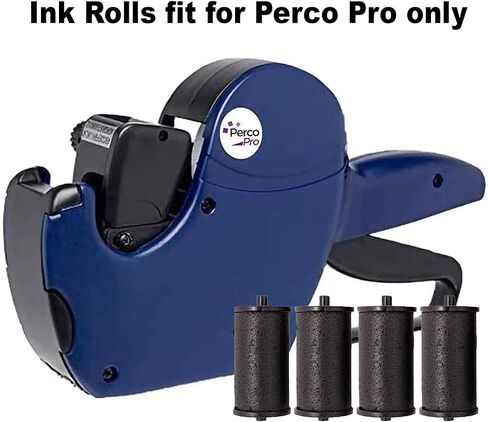 Perco Ink Roll for Perco Pro 1 Line & Perco Pro 2 Line Perco Labelers (Perco Pro Inker 4 Pack) in Saudi Arabia